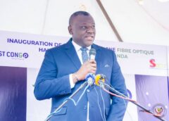 PTNTIC : Augustin Kibassa inaugure la nouvelle ligne fibre optique Kinshasa- Moanda