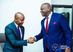 Économie numérique : Augustin Kibassa Maliba échange avec le groupe Elektys pour le développement des infrastructures numériques
